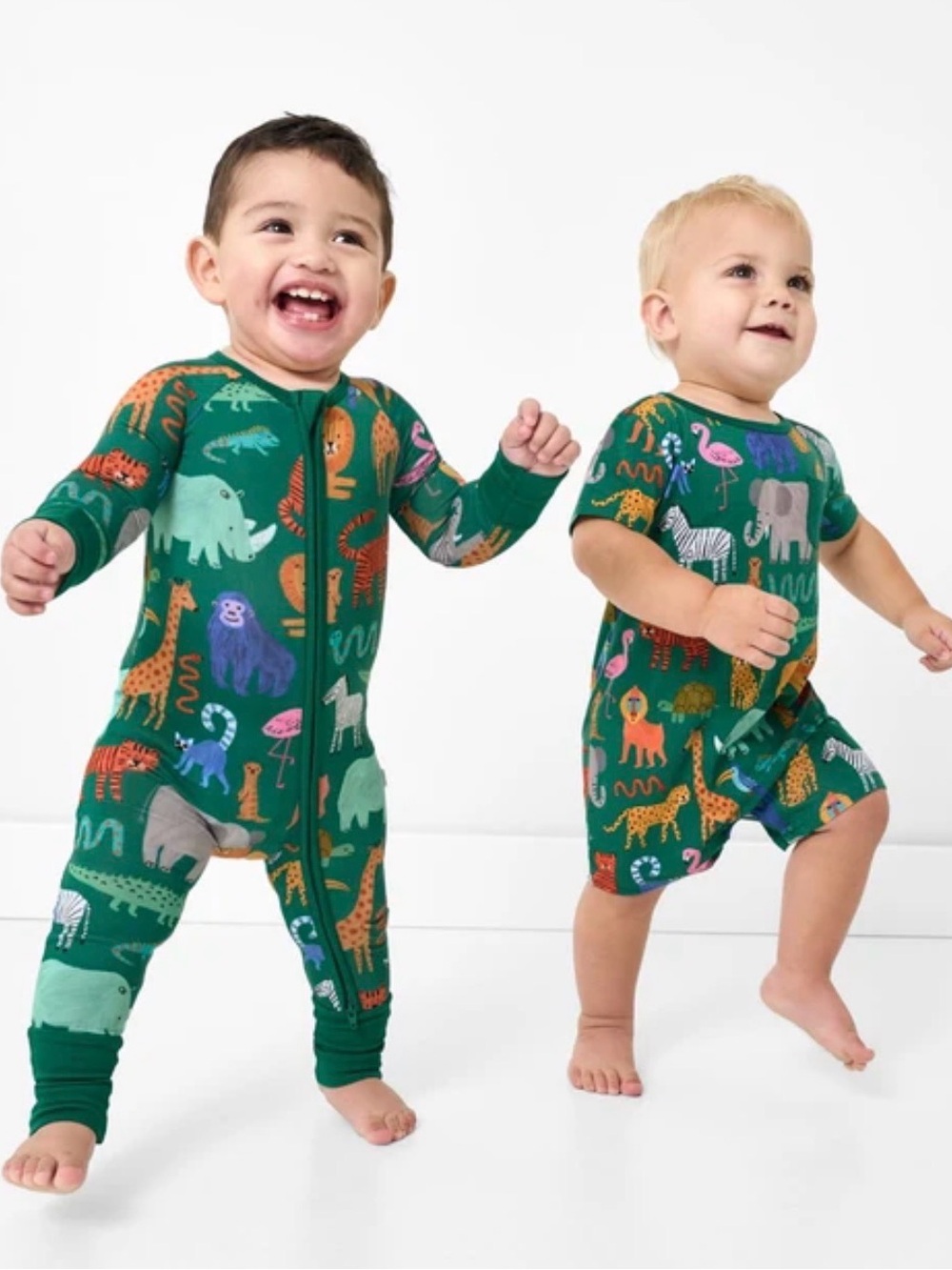 Little Sleepies Wild Zoo Zippy Pajamas
